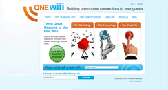 Desktop Screenshot of onewifi.com